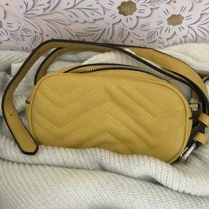 Neon yellow fanny pack